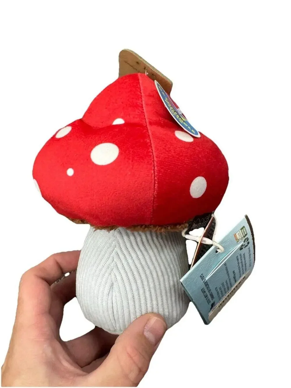 (RGB3) P.L.A.Y. Blooming Buddies Mutt Mushroom Dog Toy Plush Squeaker NWT